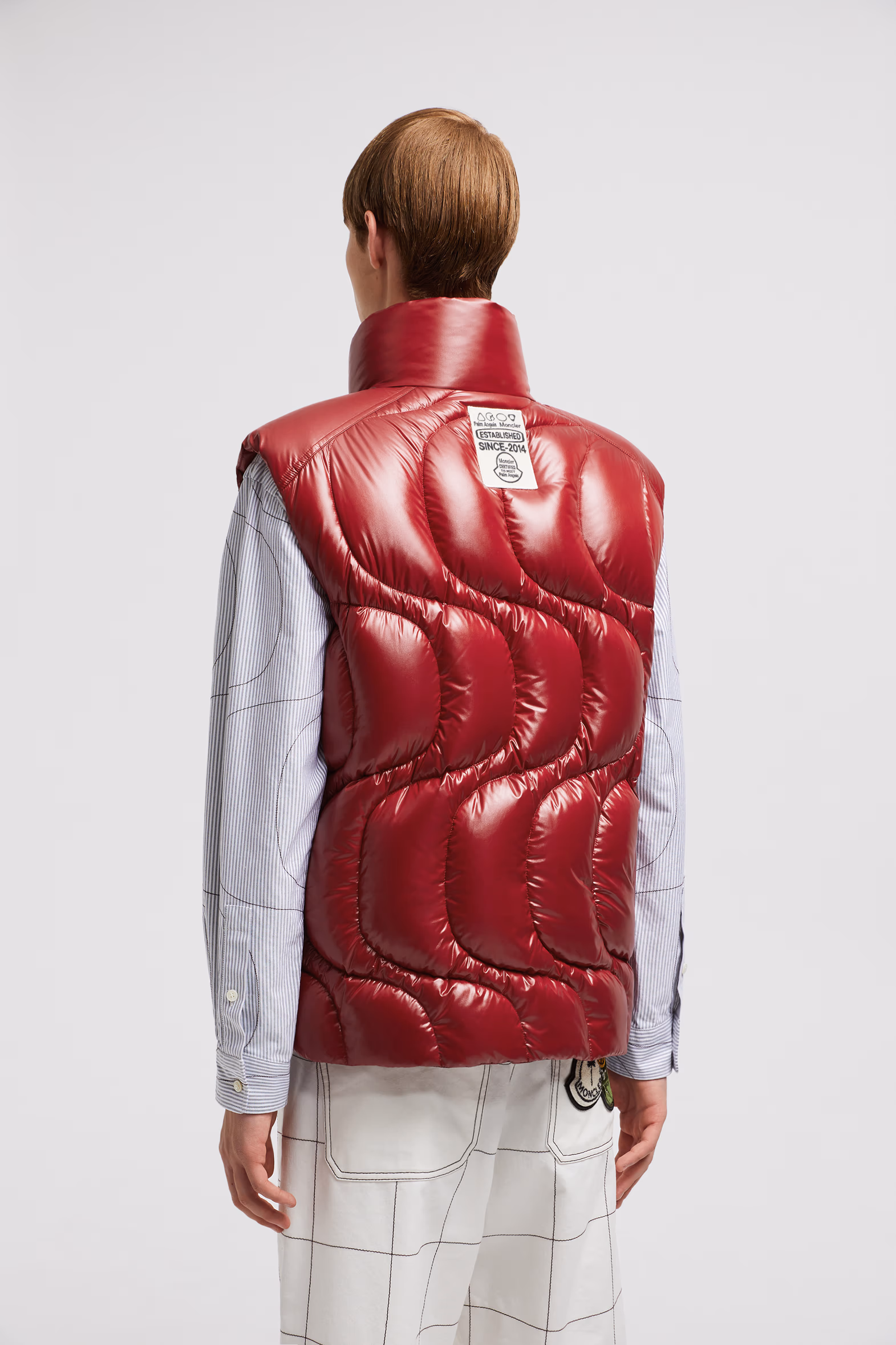 Moncler x Palm Angels Gwenyth Down Vest Gender Neutral Red Moncler 5